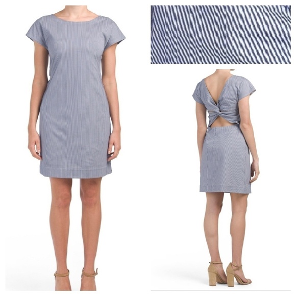 Theory | Andrizza Pinstripe Dress - Picture 2 of 6
